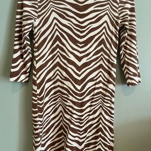 J. Crew Factory -Animal print dress- xs